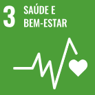 Ícone da ODS 3 (saúde e bem-estar)